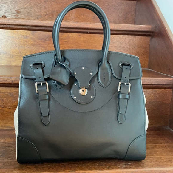 Ralph Lauren Ricky leather handbag NEW - Picture 2 of 13